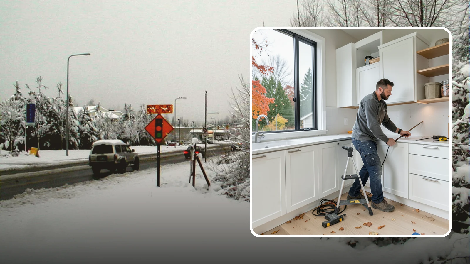 Cabinet Installation in Newcastle, King County, WA - Precise installation of new kitchen cabinets, set level, plumb, and secure to your walls and floor.