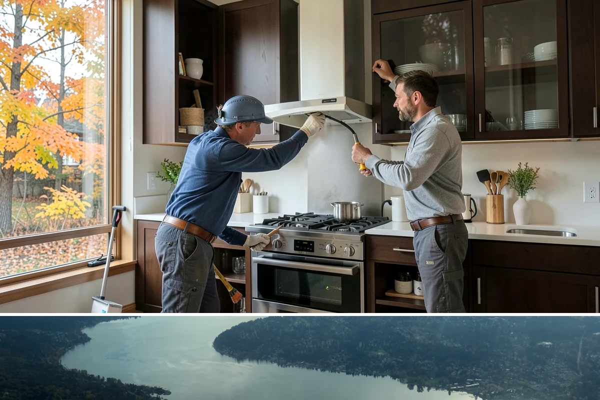 Cabinet Installation in Sammamish, King County, WA - Any dry season works well for installation since cabinets go in after the messy rough-in phases are complete.