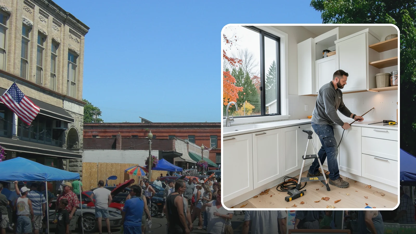 Cabinet Installation in Snohomish, Snohomish County, WA - Precise installation of new kitchen cabinets, set level, plumb, and secure to your walls and floor.