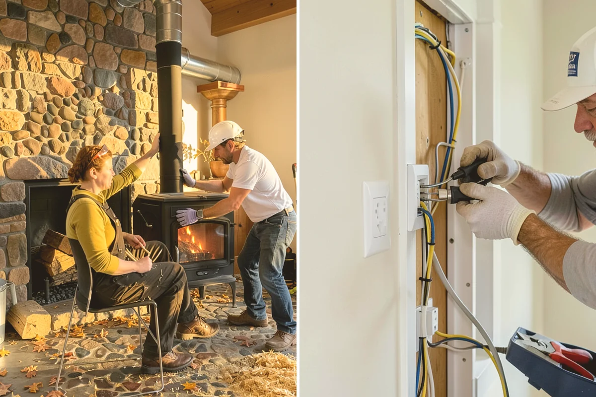 Cabinet Installation in Snohomish, Snohomish County, WA - Verify layout lines and locate wall studs
