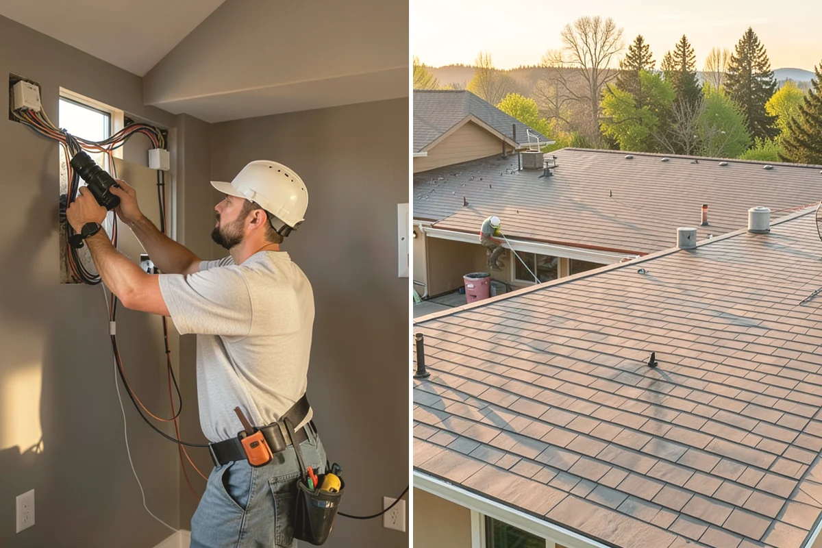 Cabinet Installation in Tacoma, Pierce County, WA - Verify layout lines and locate wall studs