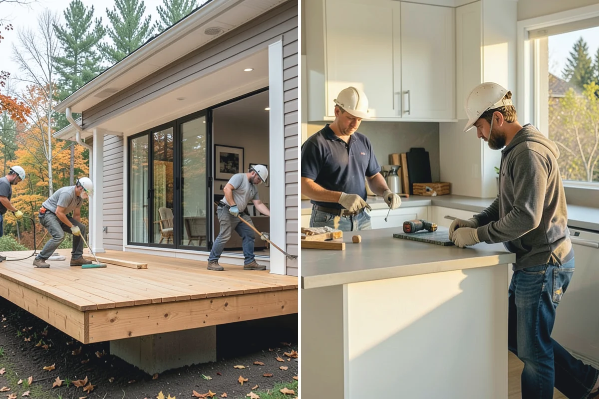 Cabinet Installation in Woodinville, King County, WA - Verify layout lines and locate wall studs