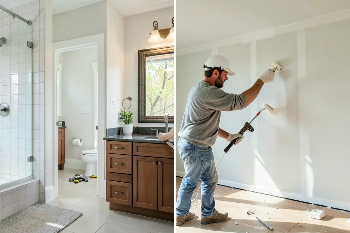 Cabinet Painting in Arlington, Snohomish County, WA - Remove doors, drawers, and hardware