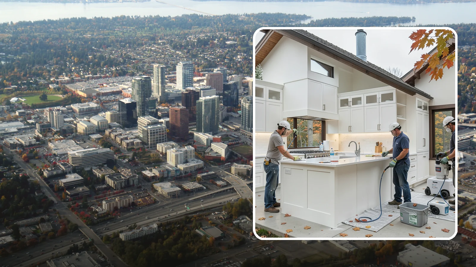 Cabinet Painting in Bellevue, King County, WA - Professional prep and spray-grade painting of your cabinets for a smooth, durable, factory-quality finish.