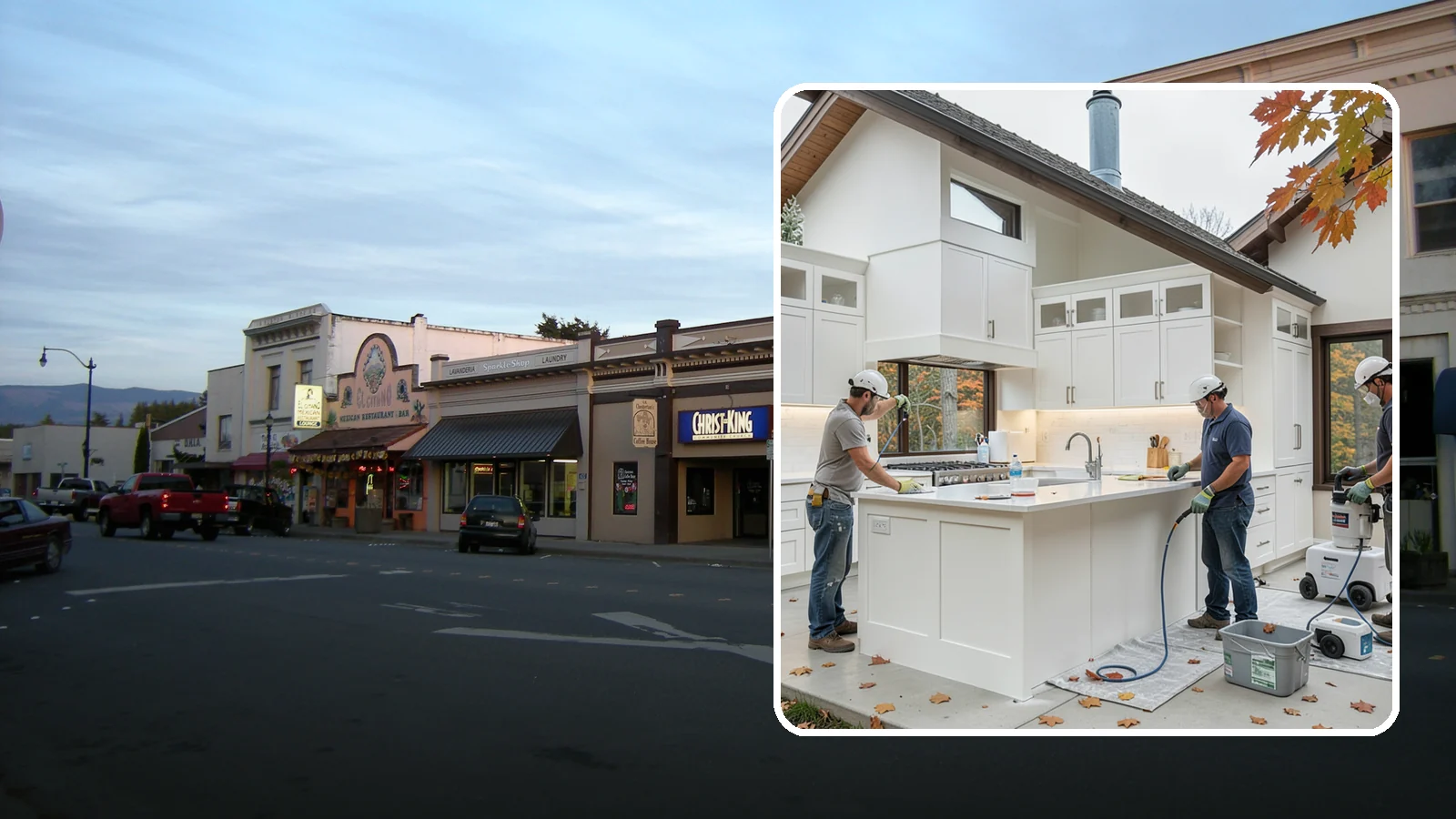 Cabinet Painting in Burlington, Skagit County, WA - Professional prep and spray-grade painting of your cabinets for a smooth, durable, factory-quality finish.