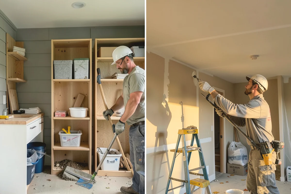 Cabinet Painting in Burlington, Skagit County, WA - Remove doors, drawers, and hardware