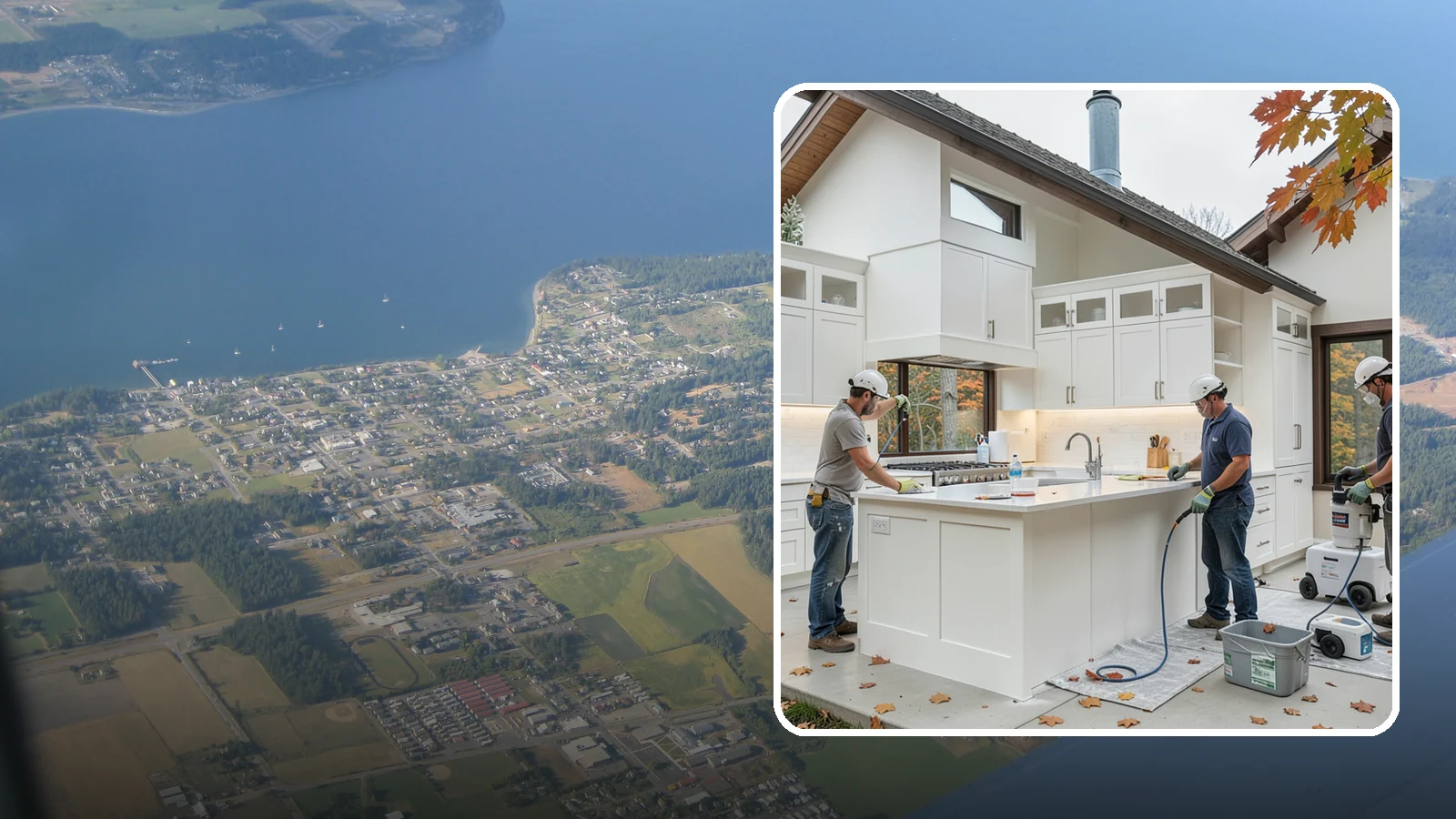 Cabinet Painting in Coupeville, Island County, WA - Professional prep and spray-grade painting of your cabinets for a smooth, durable, factory-quality finish.