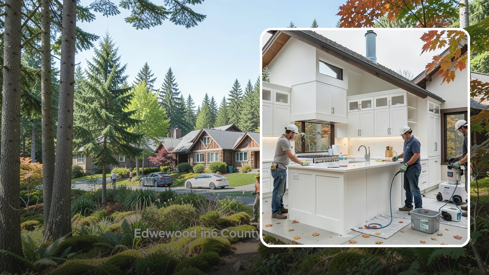 Cabinet Painting in Edgewood, Pierce County, WA - Professional prep and spray-grade painting of your cabinets for a smooth, durable, factory-quality finish.