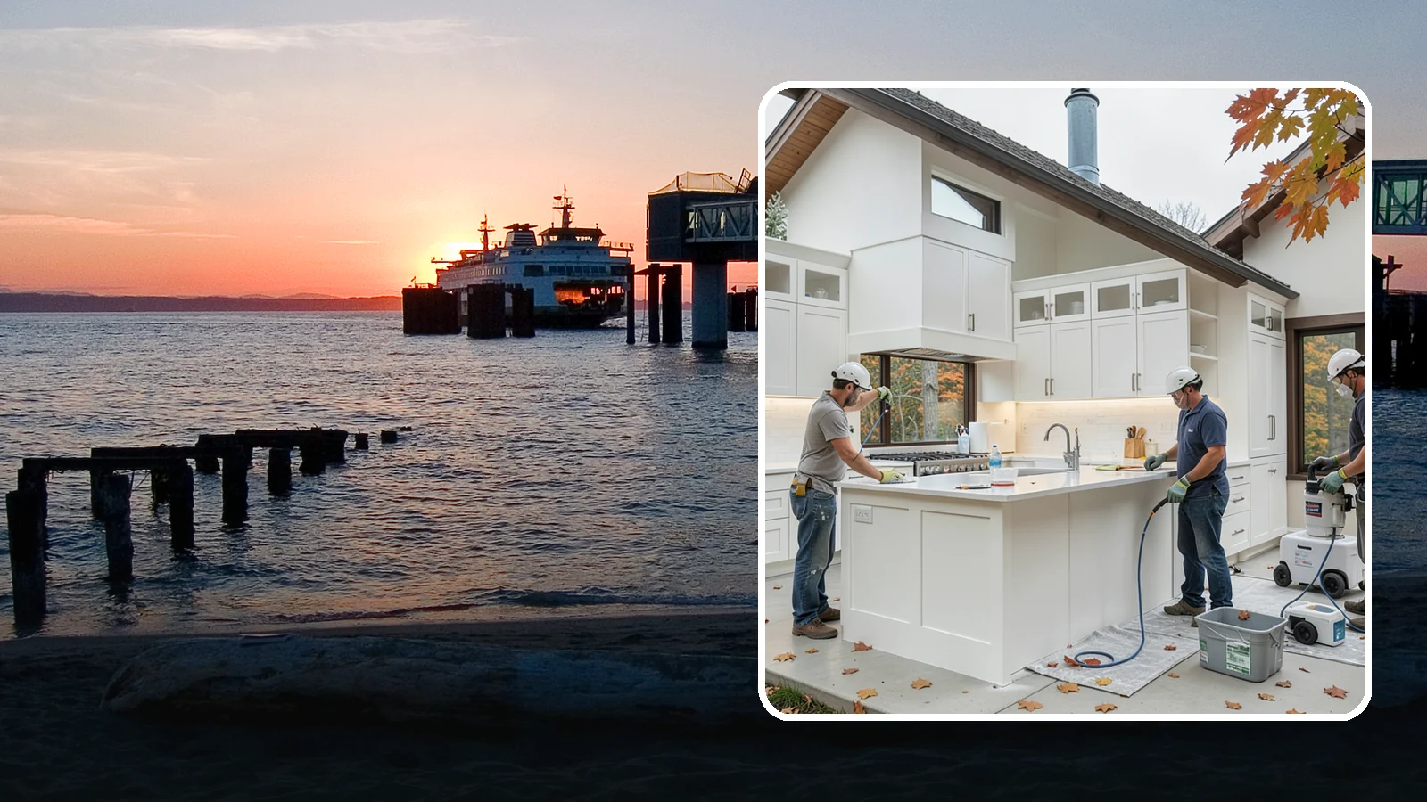 Cabinet Painting in Edmonds, Snohomish County, WA - Professional prep and spray-grade painting of your cabinets for a smooth, durable, factory-quality finish.