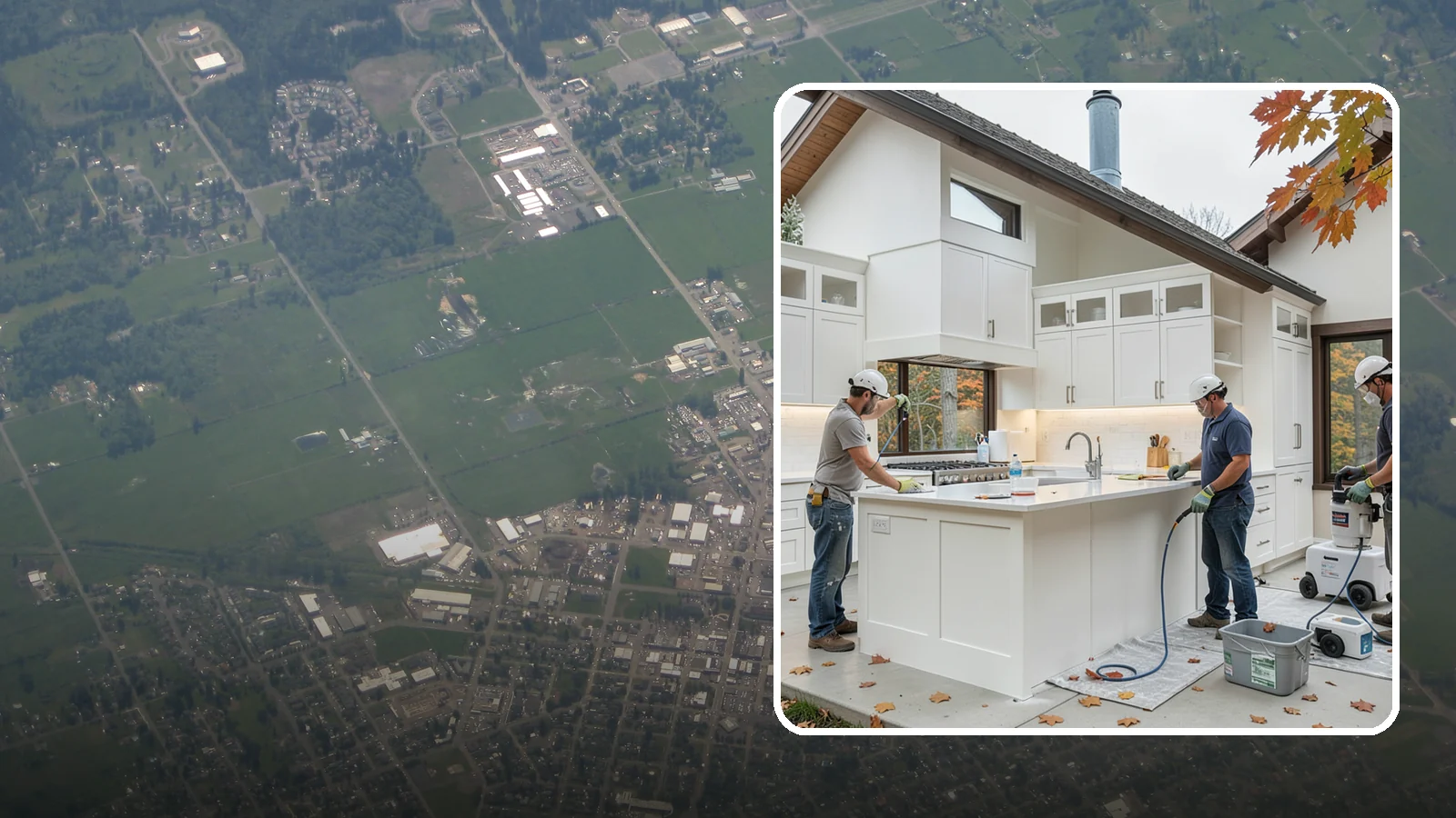 Cabinet Painting in Enumclaw, King County, WA - Professional prep and spray-grade painting of your cabinets for a smooth, durable, factory-quality finish.