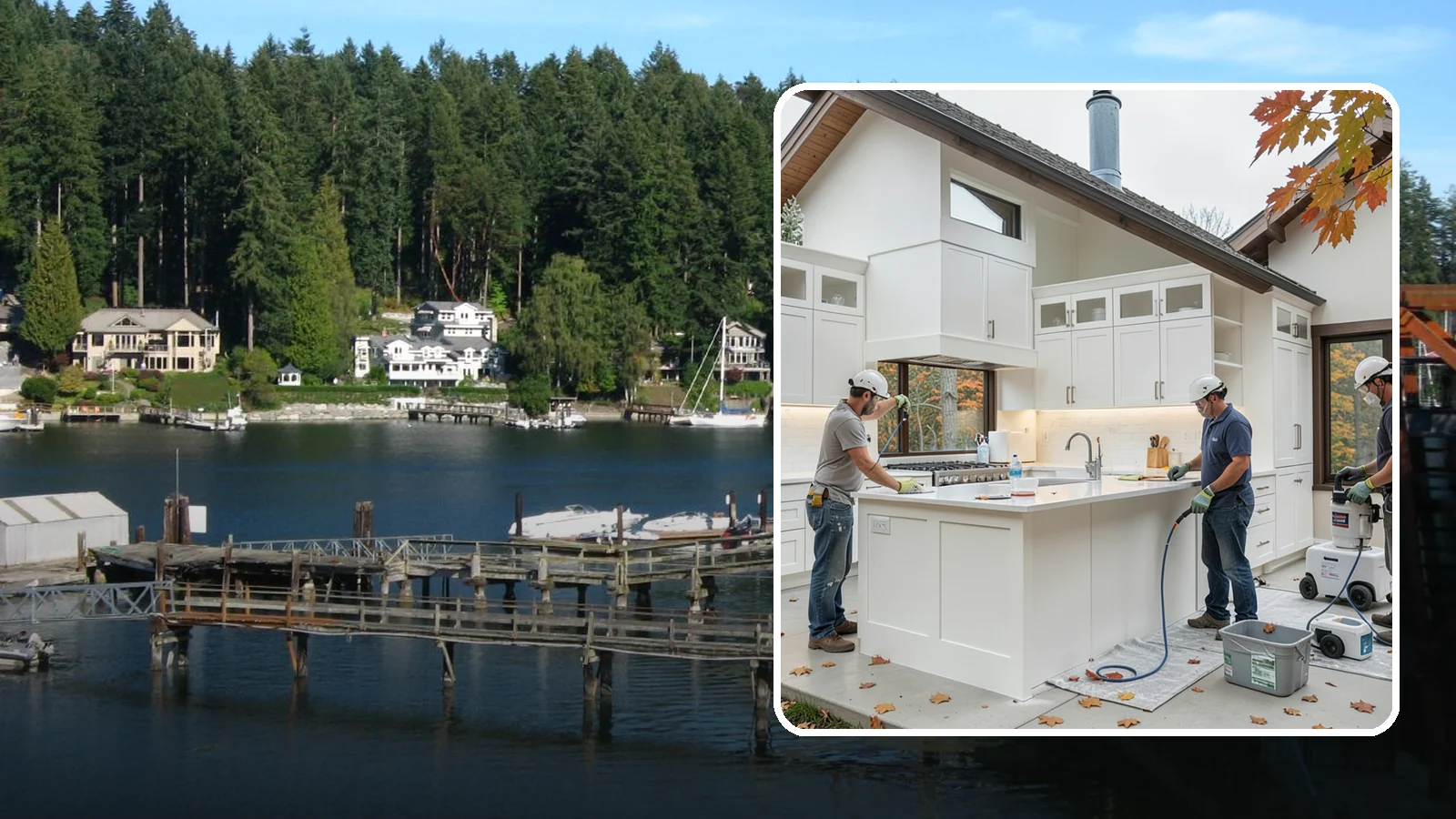 Cabinet Painting in Gig Harbor, Pierce County, WA - Professional prep and spray-grade painting of your cabinets for a smooth, durable, factory-quality finish.