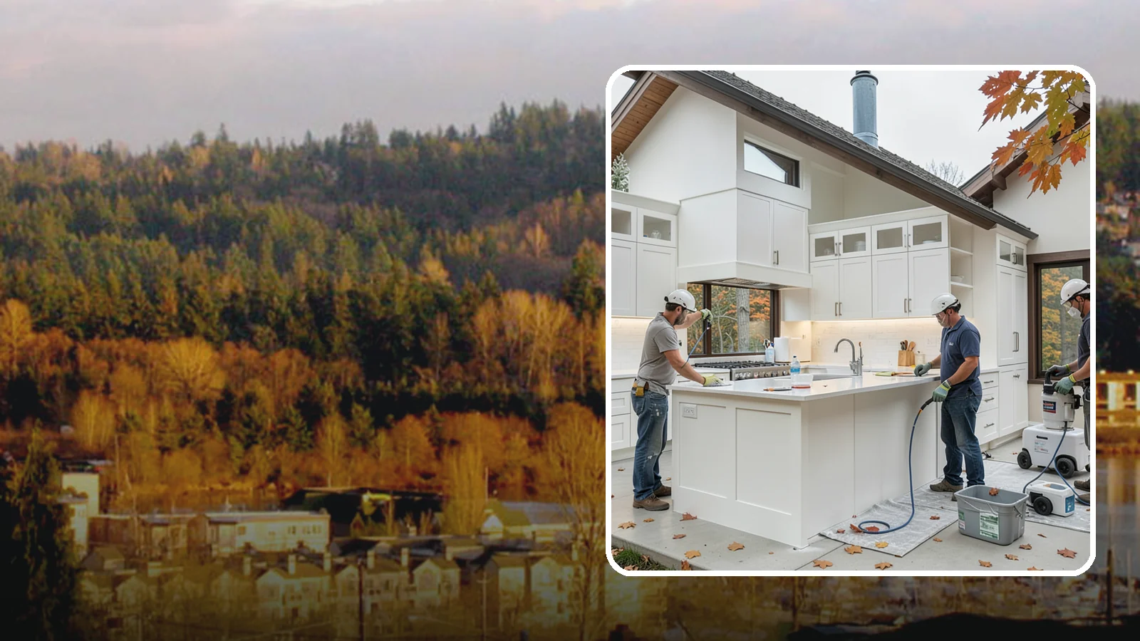 Cabinet Painting in Kenmore, King County, WA - Professional prep and spray-grade painting of your cabinets for a smooth, durable, factory-quality finish.
