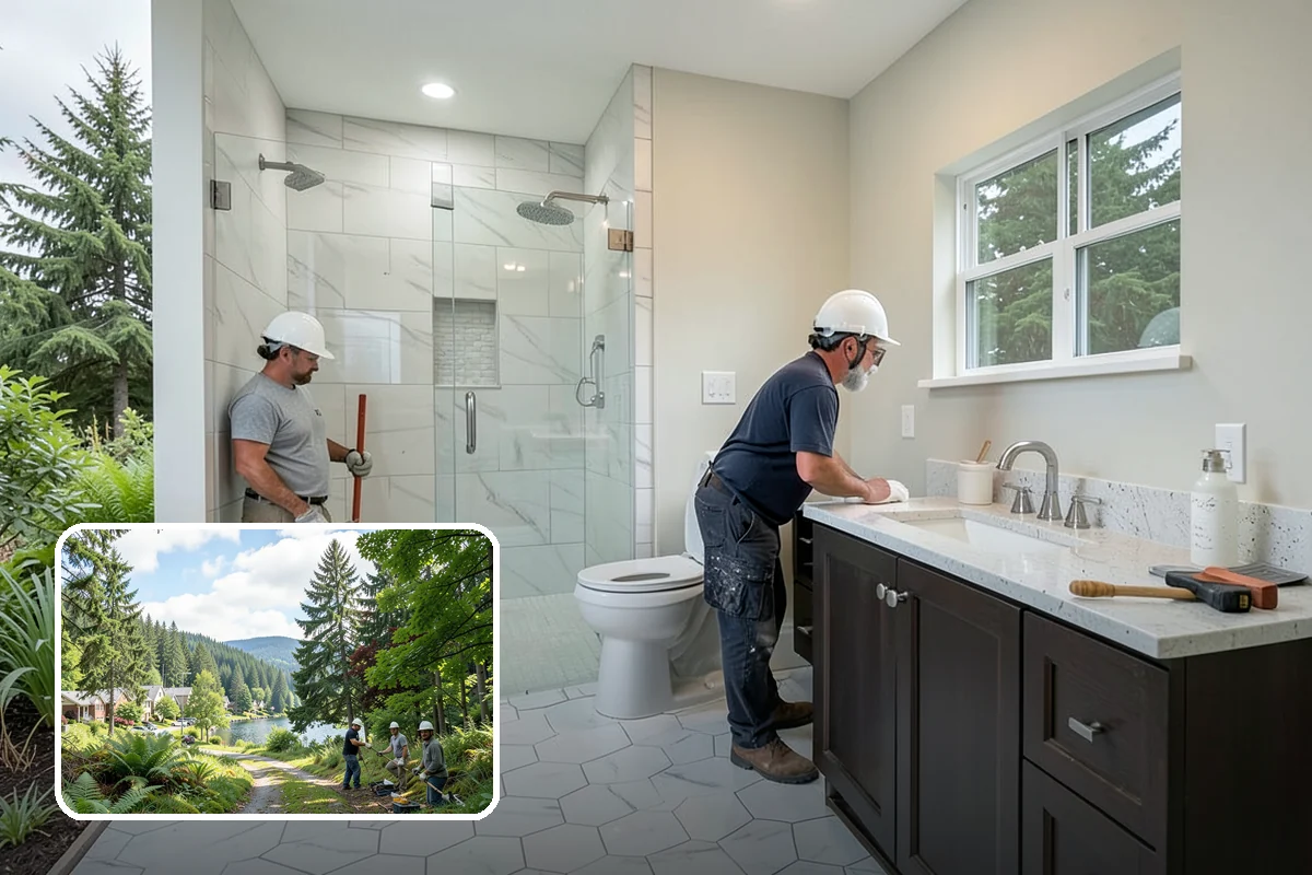 Cabinet Painting in Lake Forest Park, King County, WA - Smooth, brush-mark-free factory-style finish
