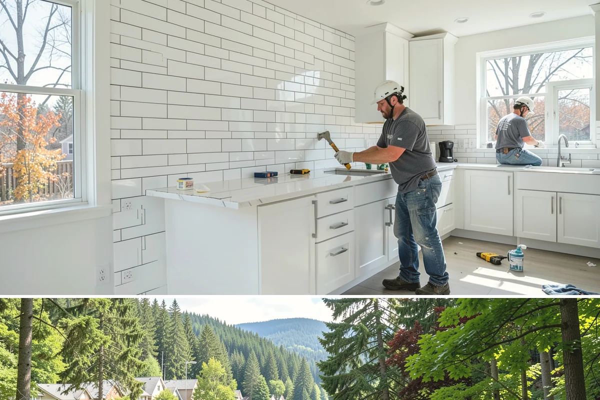 Cabinet Painting in Lake Forest Park, King County, WA - Painting cures best in warmer, drier months, making late spring through early fall the ideal window for a lasting finish.