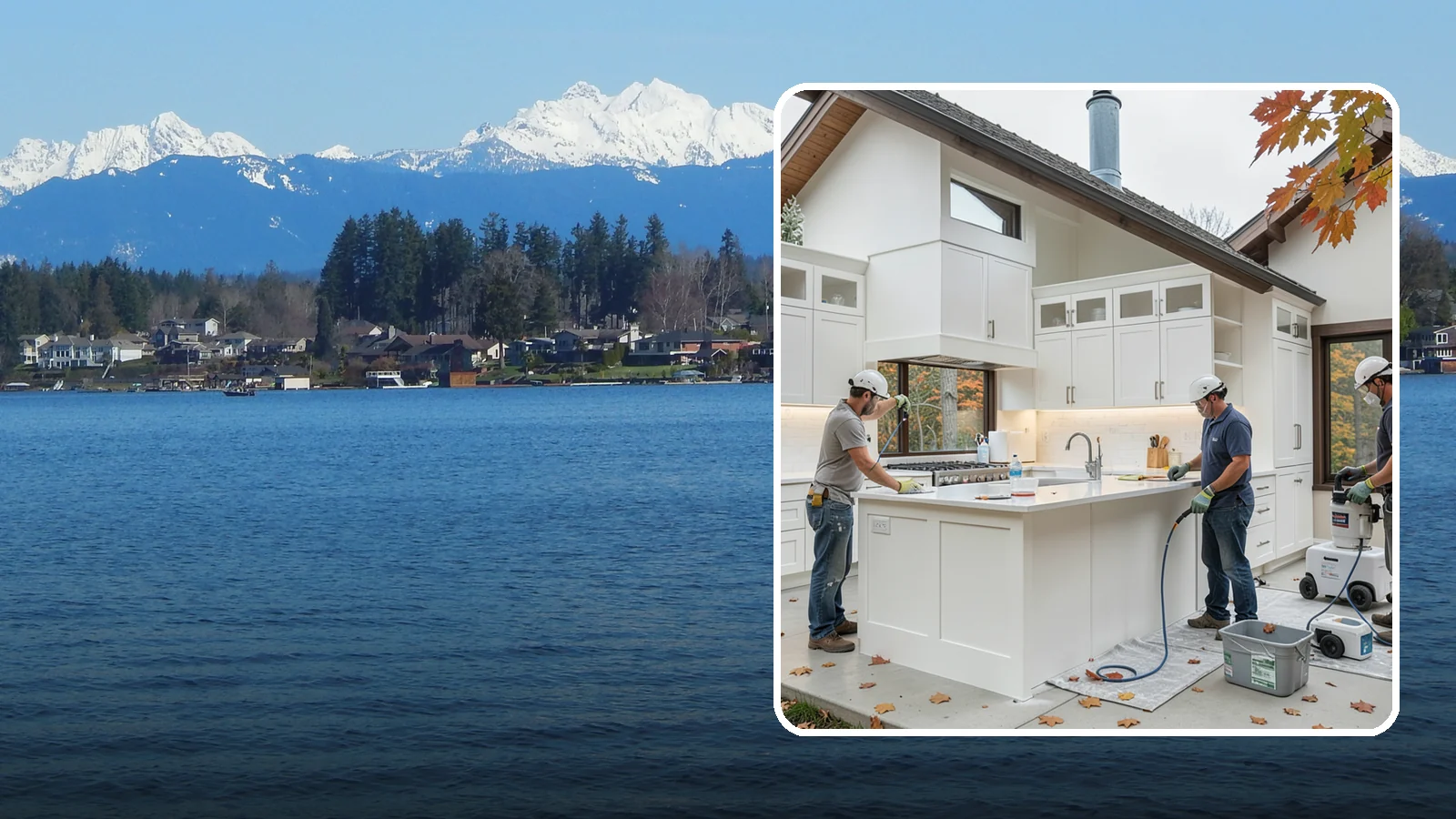 Cabinet Painting in Lake Stevens, Snohomish County, WA - Professional prep and spray-grade painting of your cabinets for a smooth, durable, factory-quality finish.