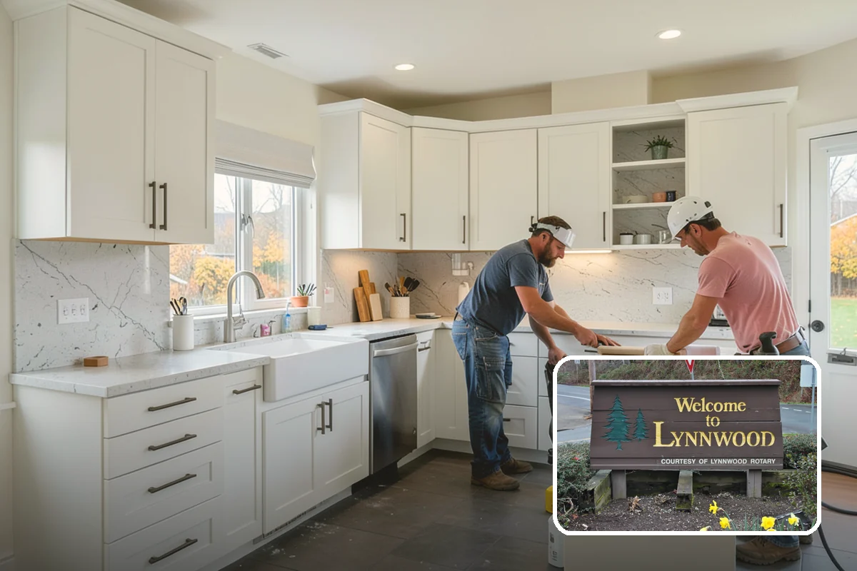 Cabinet Painting in Lynnwood, Snohomish County, WA - Smooth, brush-mark-free factory-style finish