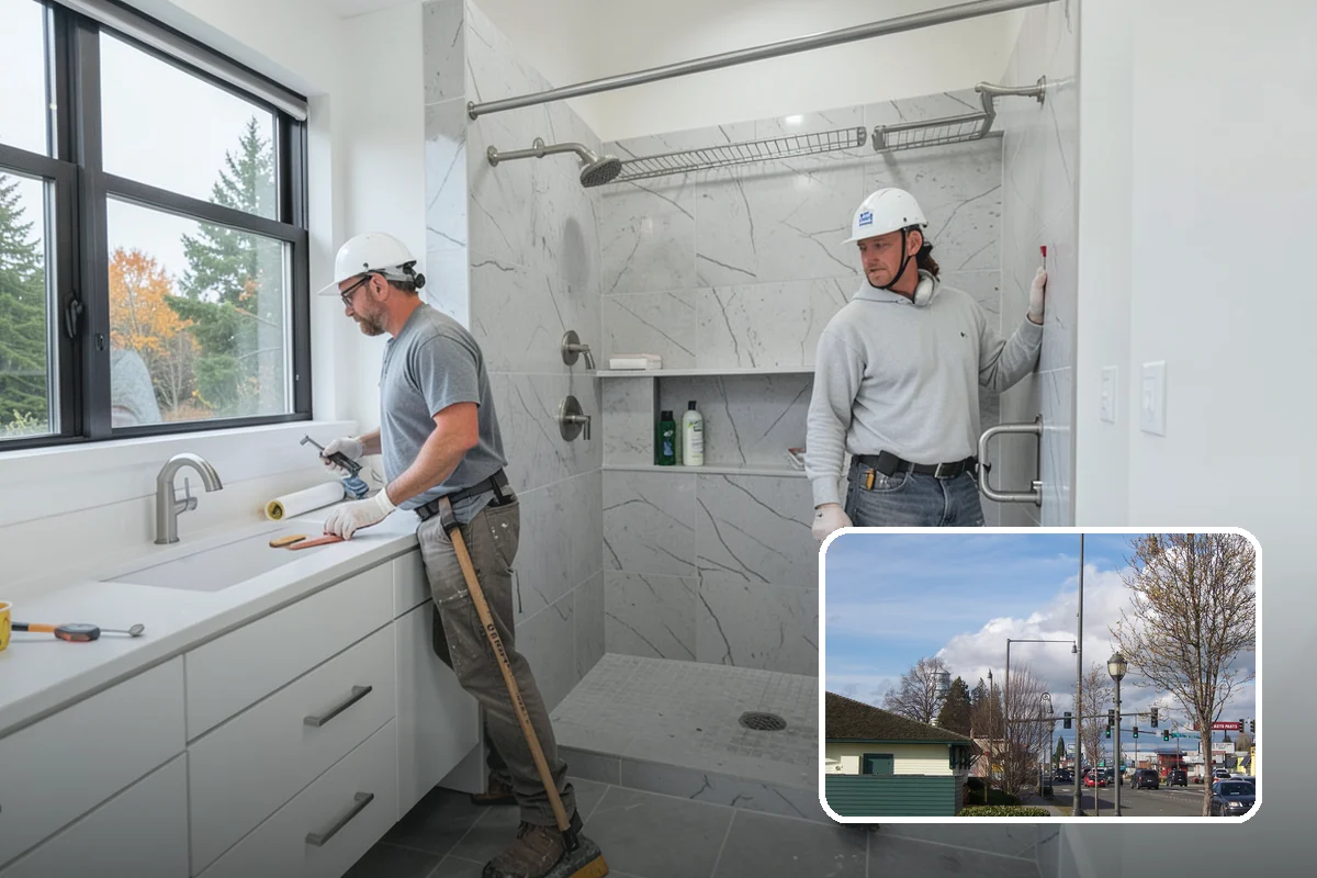 Cabinet Painting in Marysville, Snohomish County, WA - Smooth, brush-mark-free factory-style finish