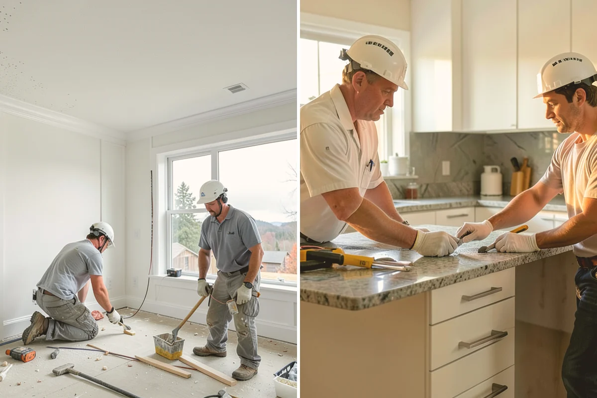 Cabinet Painting in Milton, King County, WA - Remove doors, drawers, and hardware