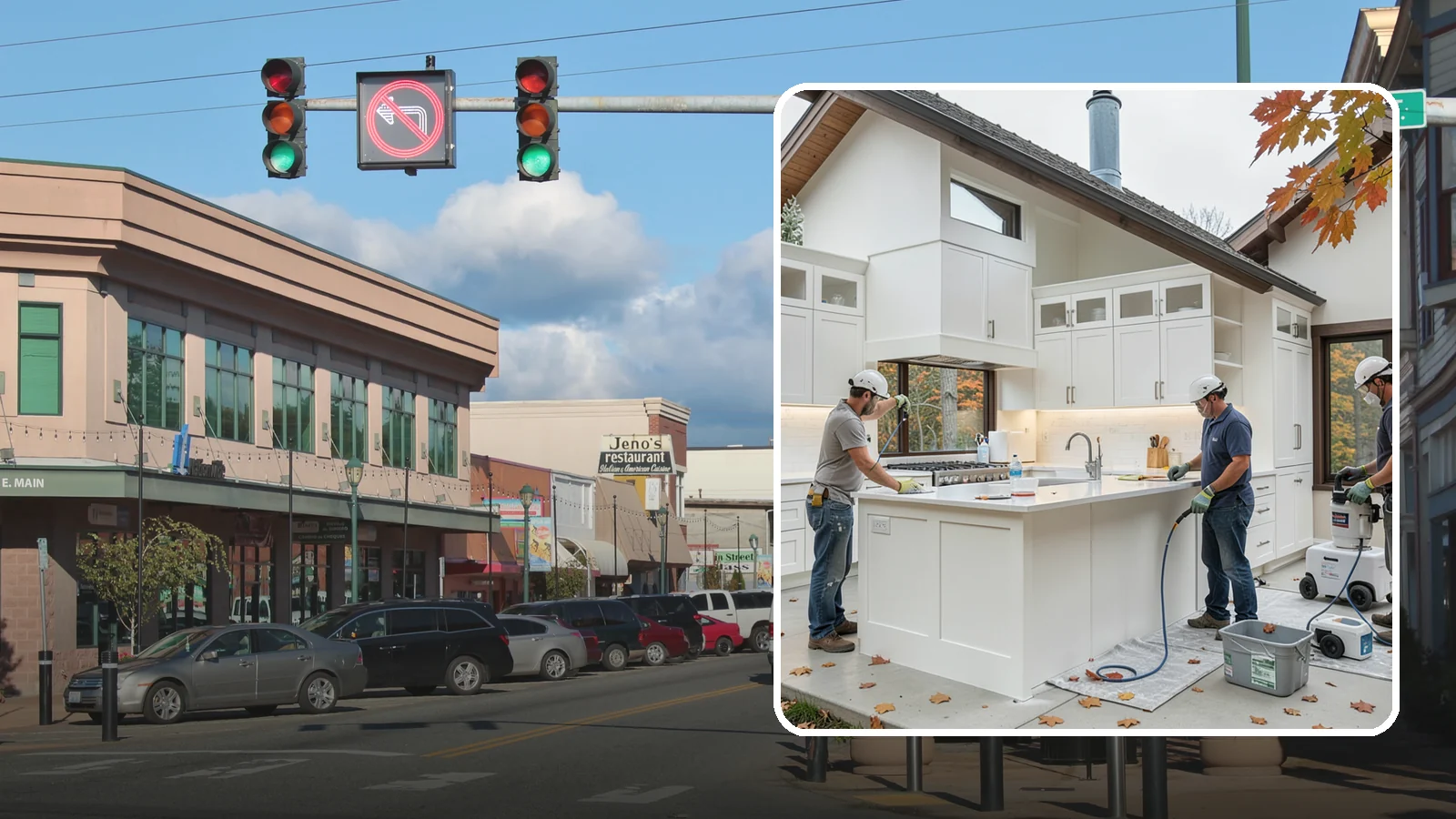 Cabinet Painting in Monroe, Snohomish County, WA - Professional prep and spray-grade painting of your cabinets for a smooth, durable, factory-quality finish.