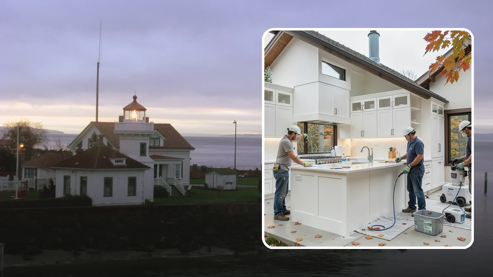 Cabinet Painting in Mukilteo, Snohomish County, WA - Professional prep and spray-grade painting of your cabinets for a smooth, durable, factory-quality finish.