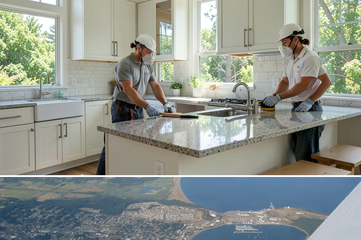 Cabinet Painting in Oak Harbor, Island County, WA - Painting cures best in warmer, drier months, making late spring through early fall the ideal window for a lasting finish.