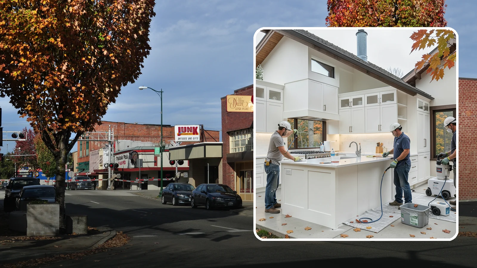 Cabinet Painting in Puyallup, Pierce County, WA - Professional prep and spray-grade painting of your cabinets for a smooth, durable, factory-quality finish.