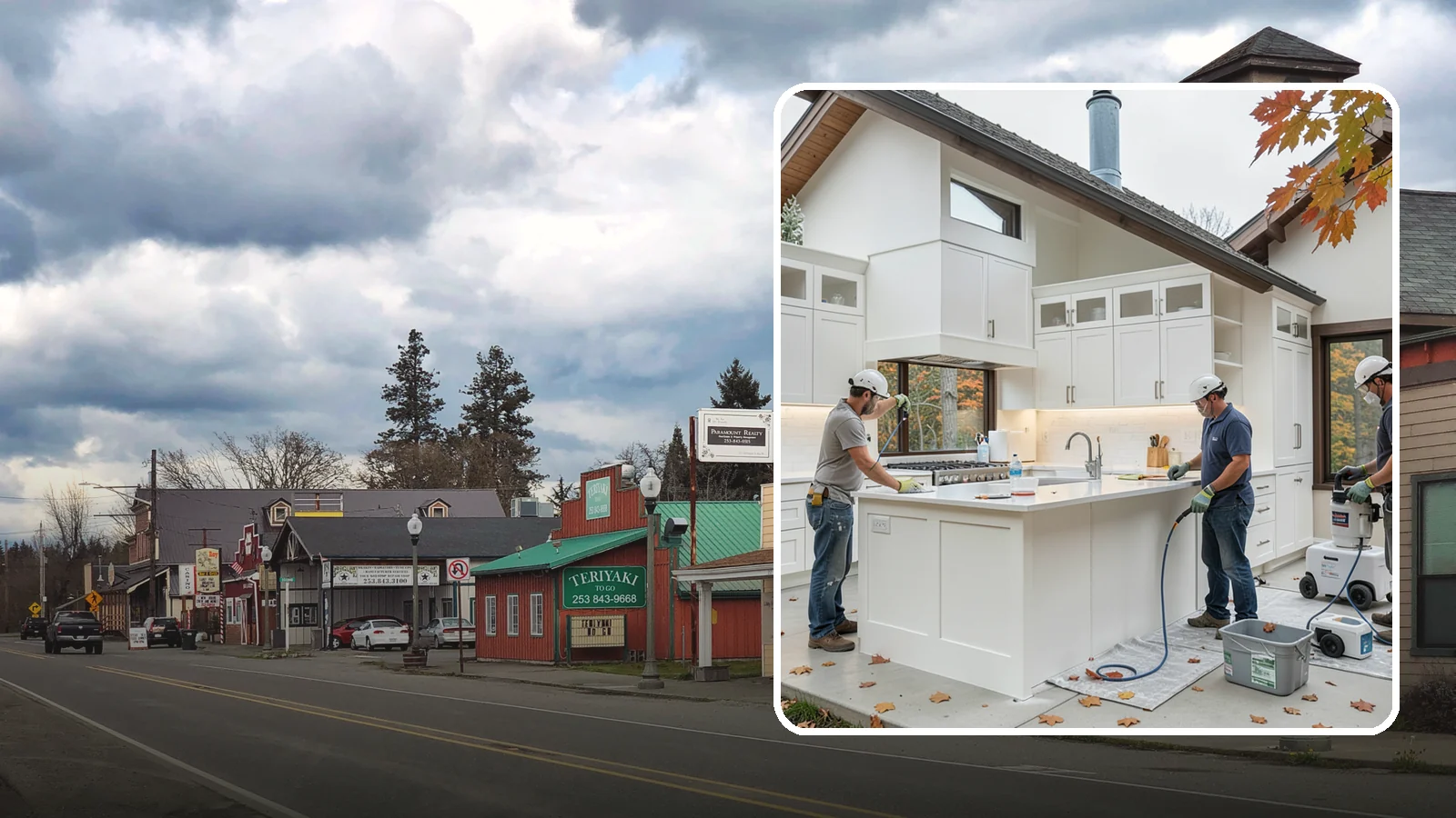 Cabinet Painting in Roy, Pierce County, WA - Professional prep and spray-grade painting of your cabinets for a smooth, durable, factory-quality finish.