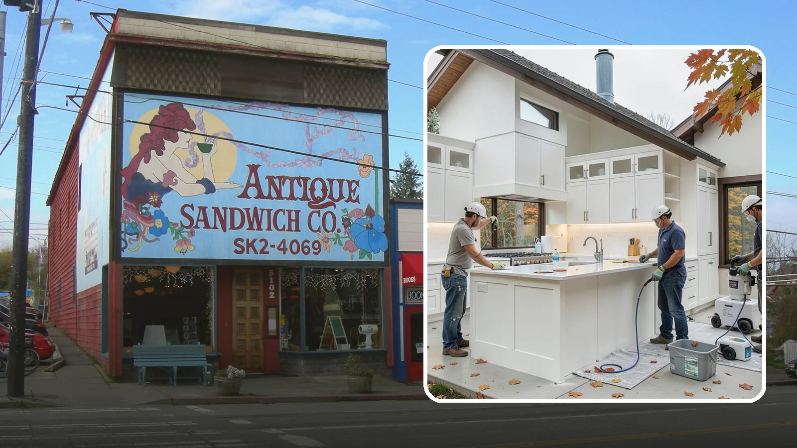Cabinet Painting in Ruston, Pierce County, WA - Professional prep and spray-grade painting of your cabinets for a smooth, durable, factory-quality finish.