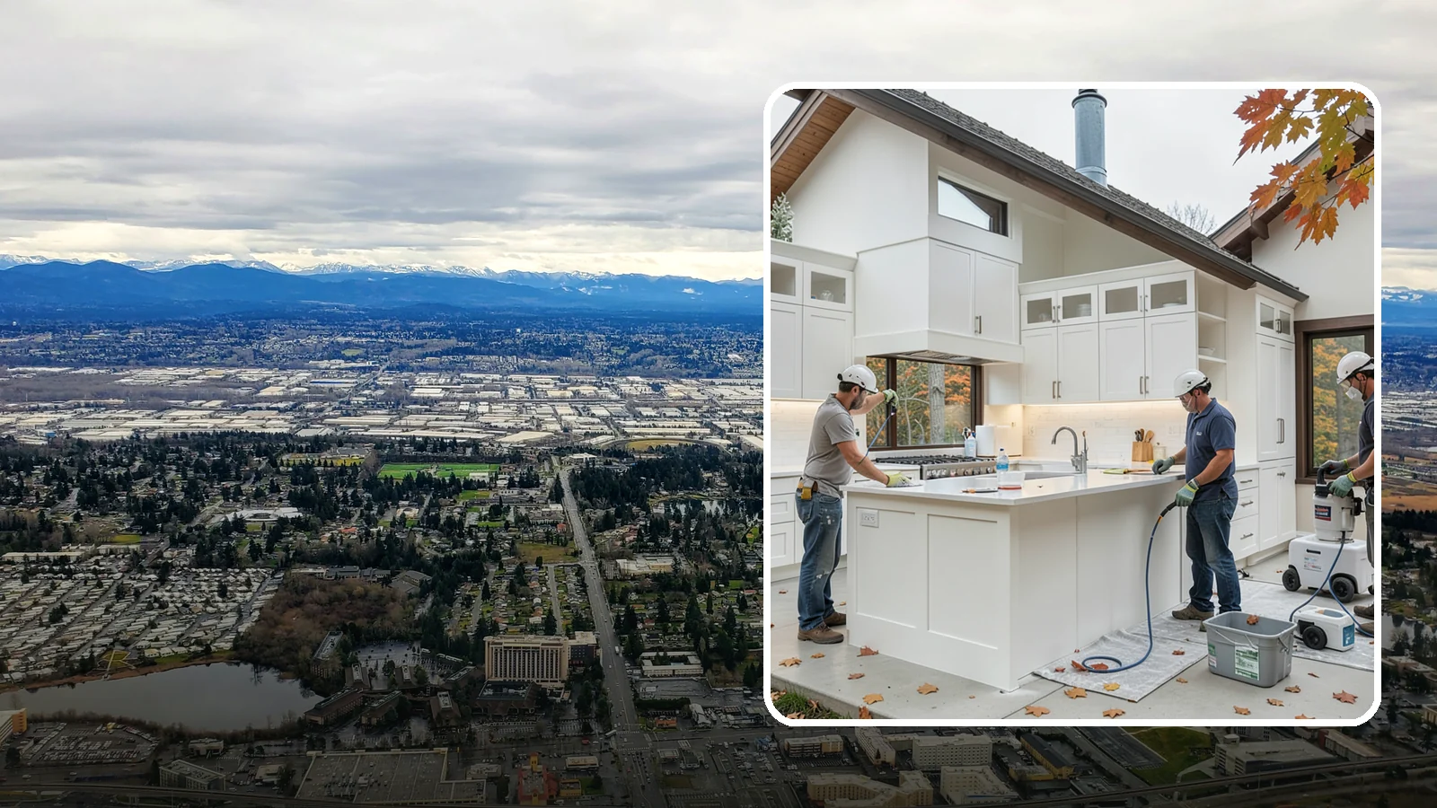 Cabinet Painting in SeaTac, King County, WA - Professional prep and spray-grade painting of your cabinets for a smooth, durable, factory-quality finish.