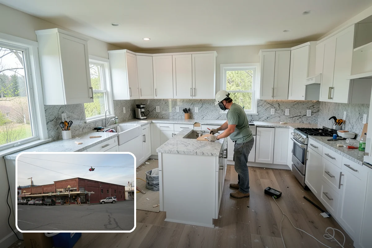 Cabinet Painting in Sedro-Woolley, Skagit County, WA - Smooth, brush-mark-free factory-style finish