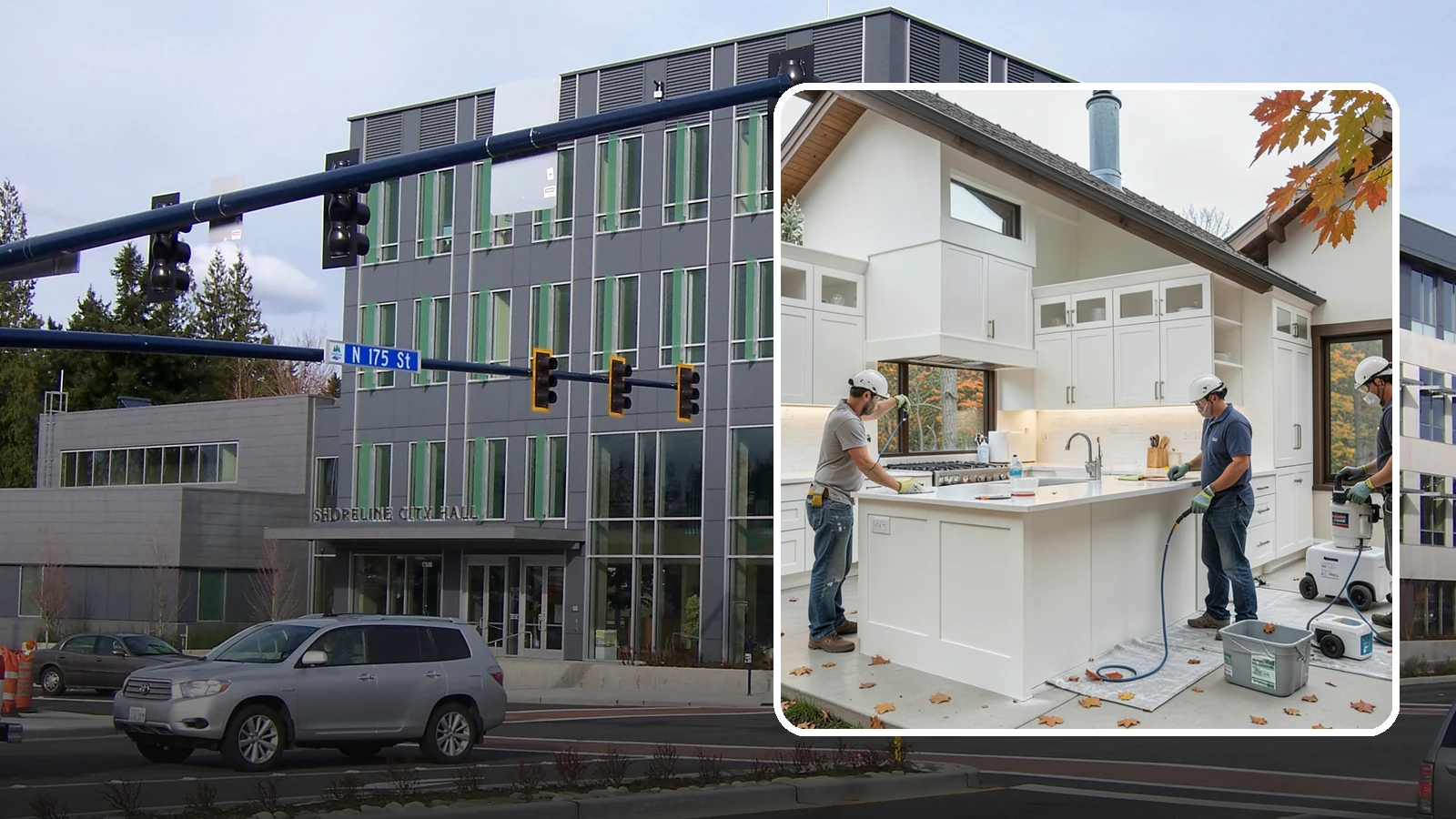 Cabinet Painting in Shoreline, King County, WA - Professional prep and spray-grade painting of your cabinets for a smooth, durable, factory-quality finish.