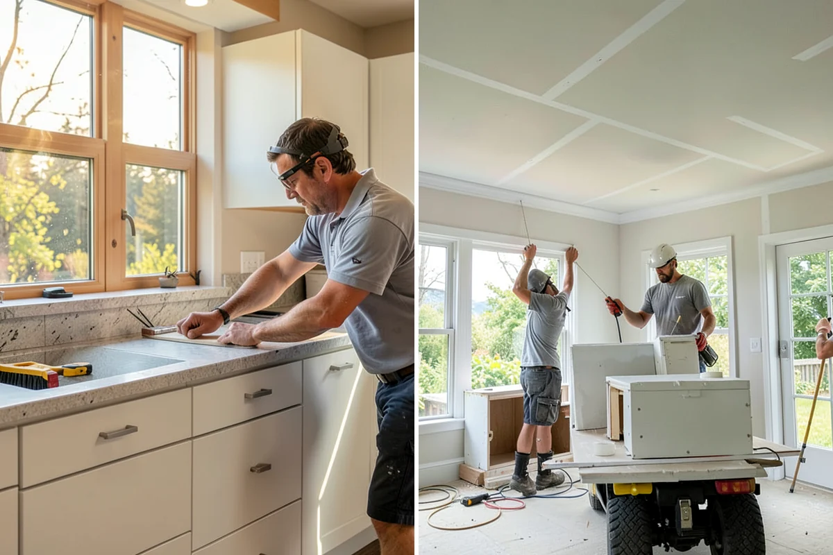 Cabinet Painting in Snoqualmie, King County, WA - Remove doors, drawers, and hardware