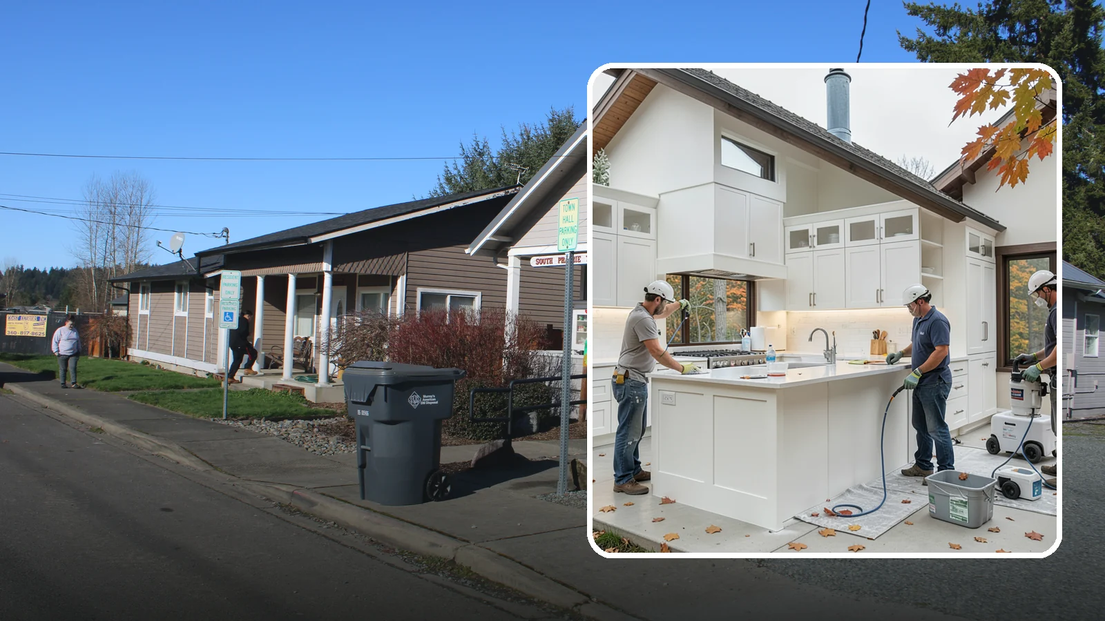 Cabinet Painting in South Prairie, Pierce County, WA - Professional prep and spray-grade painting of your cabinets for a smooth, durable, factory-quality finish.