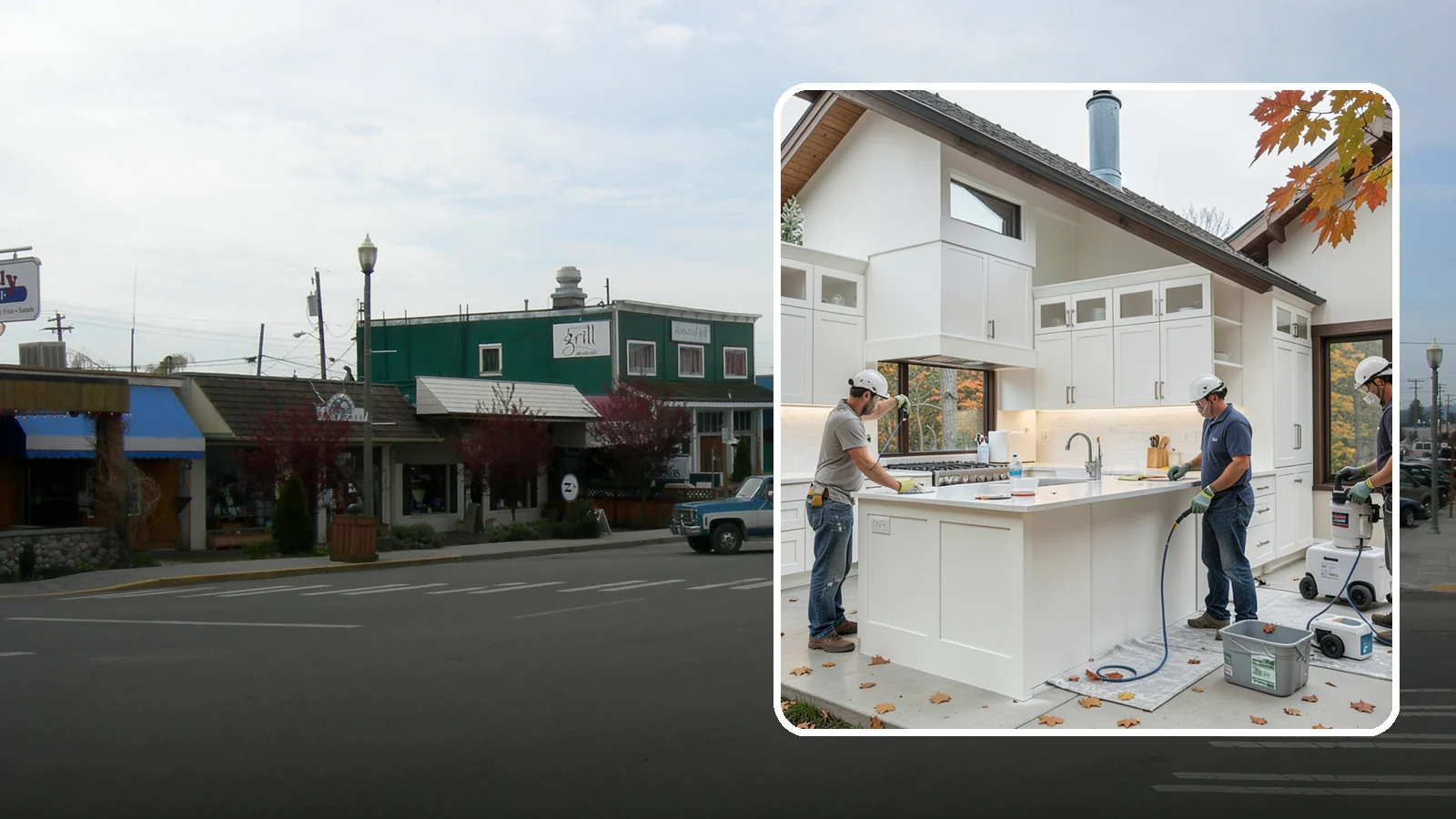 Cabinet Painting in Stanwood, Snohomish County, WA - Professional prep and spray-grade painting of your cabinets for a smooth, durable, factory-quality finish.