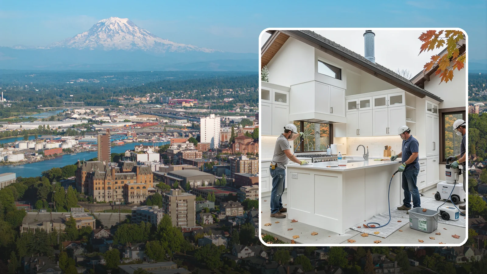 Cabinet Painting in Tacoma, Pierce County, WA - Professional prep and spray-grade painting of your cabinets for a smooth, durable, factory-quality finish.
