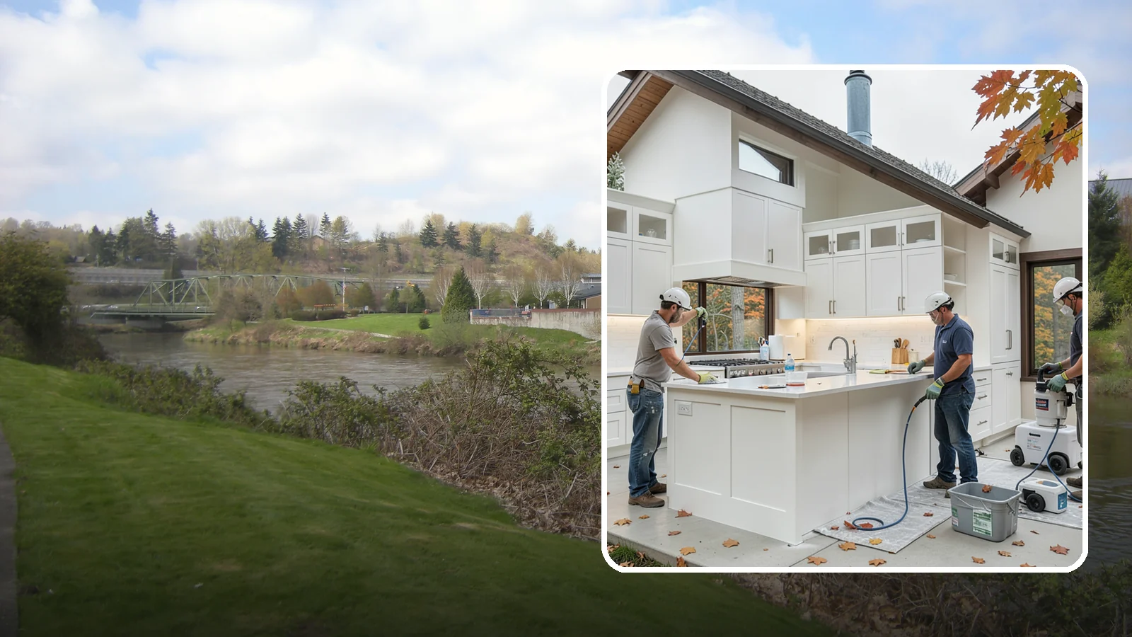 Cabinet Painting in Tukwila, King County, WA - Professional prep and spray-grade painting of your cabinets for a smooth, durable, factory-quality finish.