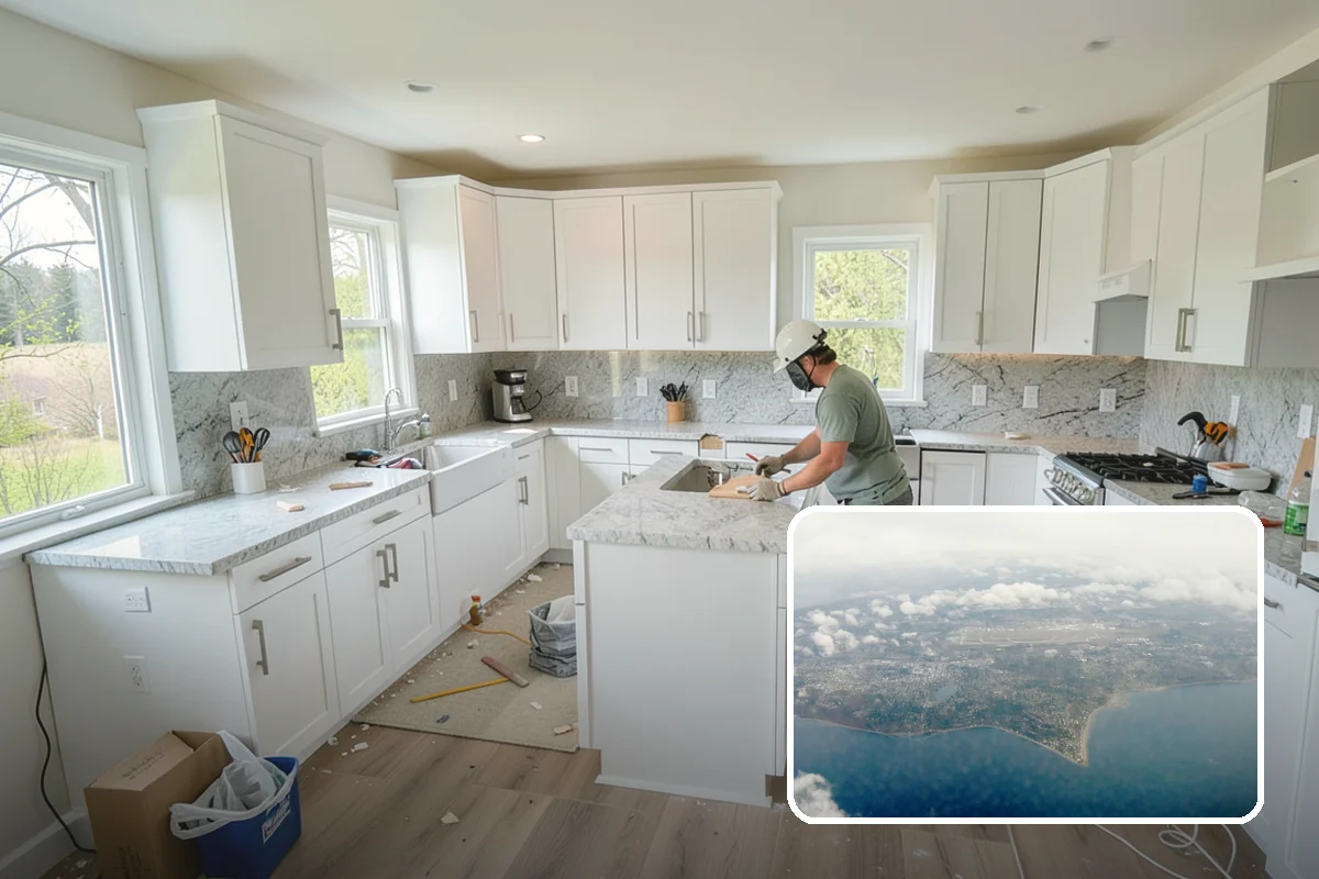 Cabinet Refacing in Burien, King County, WA - Faster and cheaper than full replacement