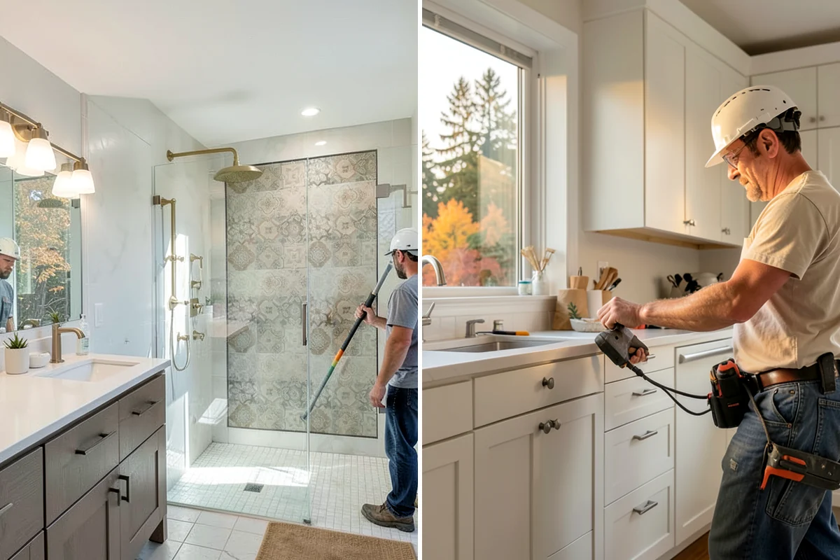 Cabinet Refacing in Concrete, Skagit County, WA - Confirm boxes are sound and measure openings