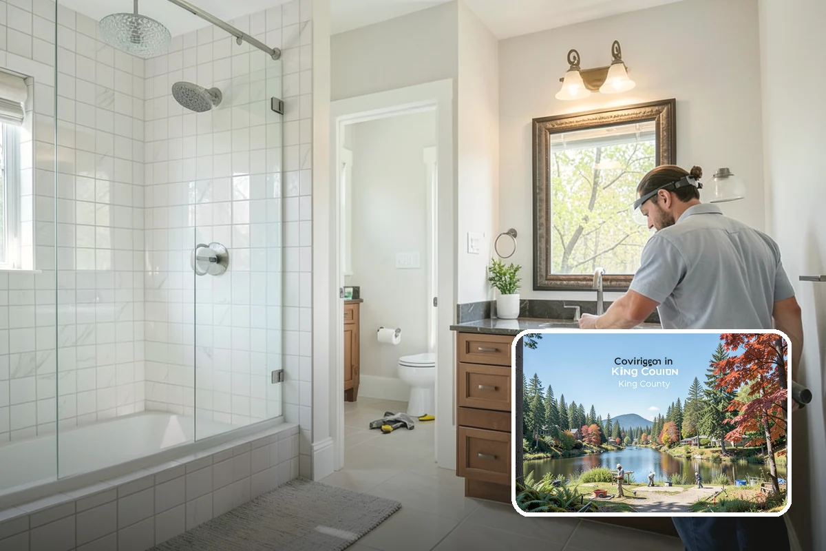 Cabinet Refacing in Covington, King County, WA - Faster and cheaper than full replacement