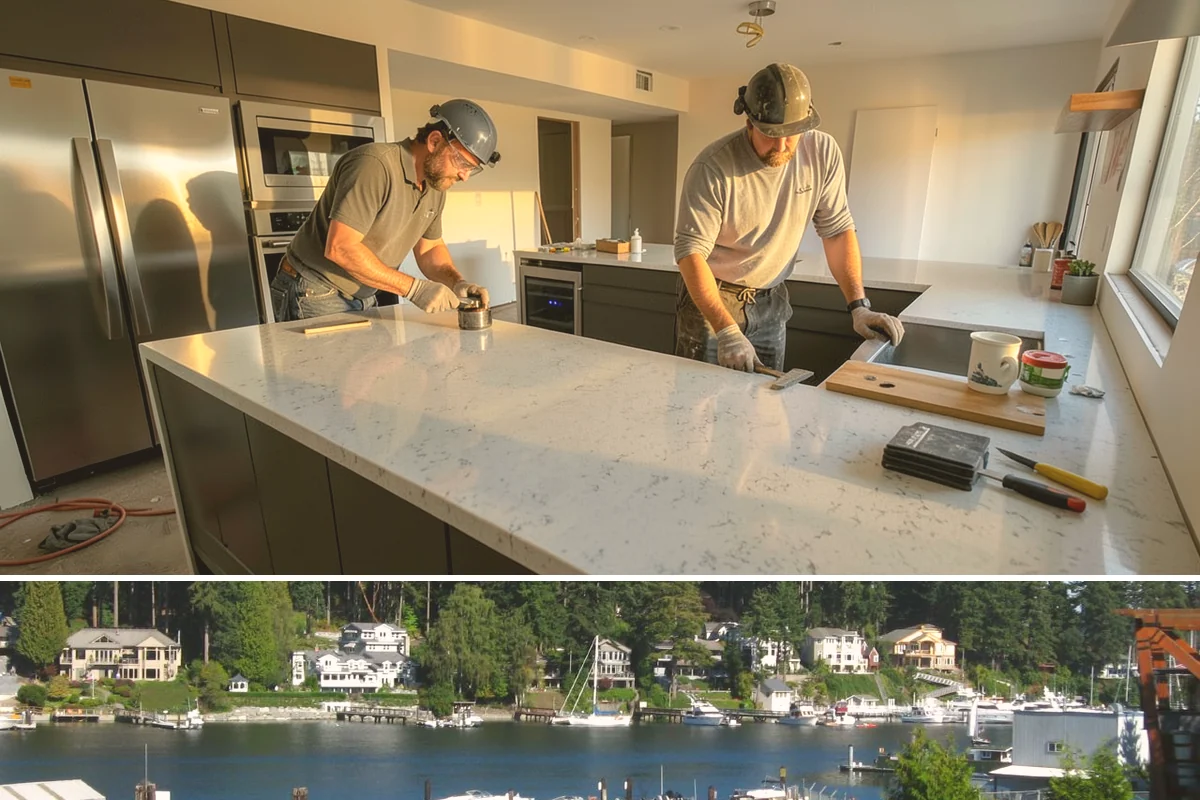 Cabinet Refacing in Gig Harbor, Pierce County, WA - Refacing fits neatly into any season, and a fall project readies your kitchen appearance for holiday entertaining.