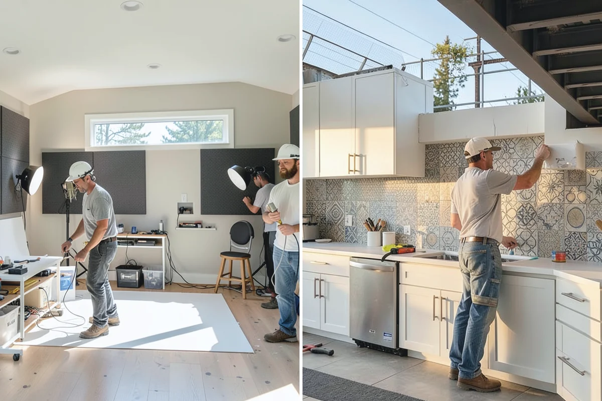 Cabinet Refacing in Wilkeson, Pierce County, WA - Confirm boxes are sound and measure openings