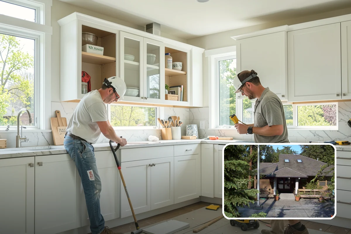 Cabinet Refacing in Yarrow Point, King County, WA - Faster and cheaper than full replacement