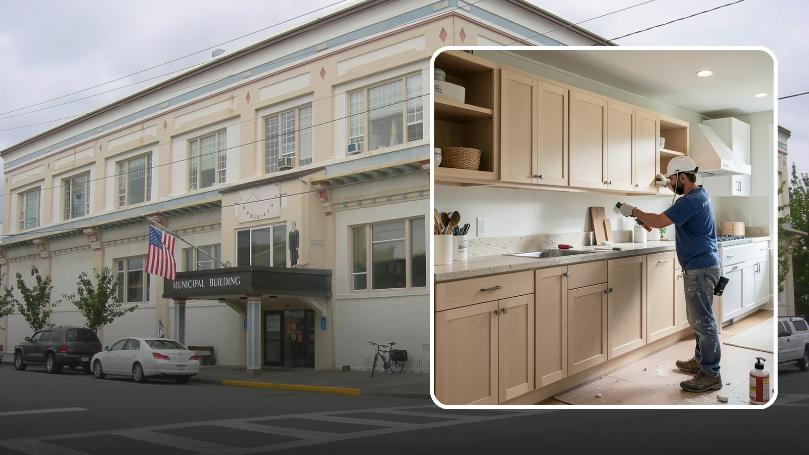 Cabinet Refinishing in Anacortes, Skagit County, WA - Sanding, sealing, and refinishing your existing solid-wood cabinets to restore or transform their appearance.