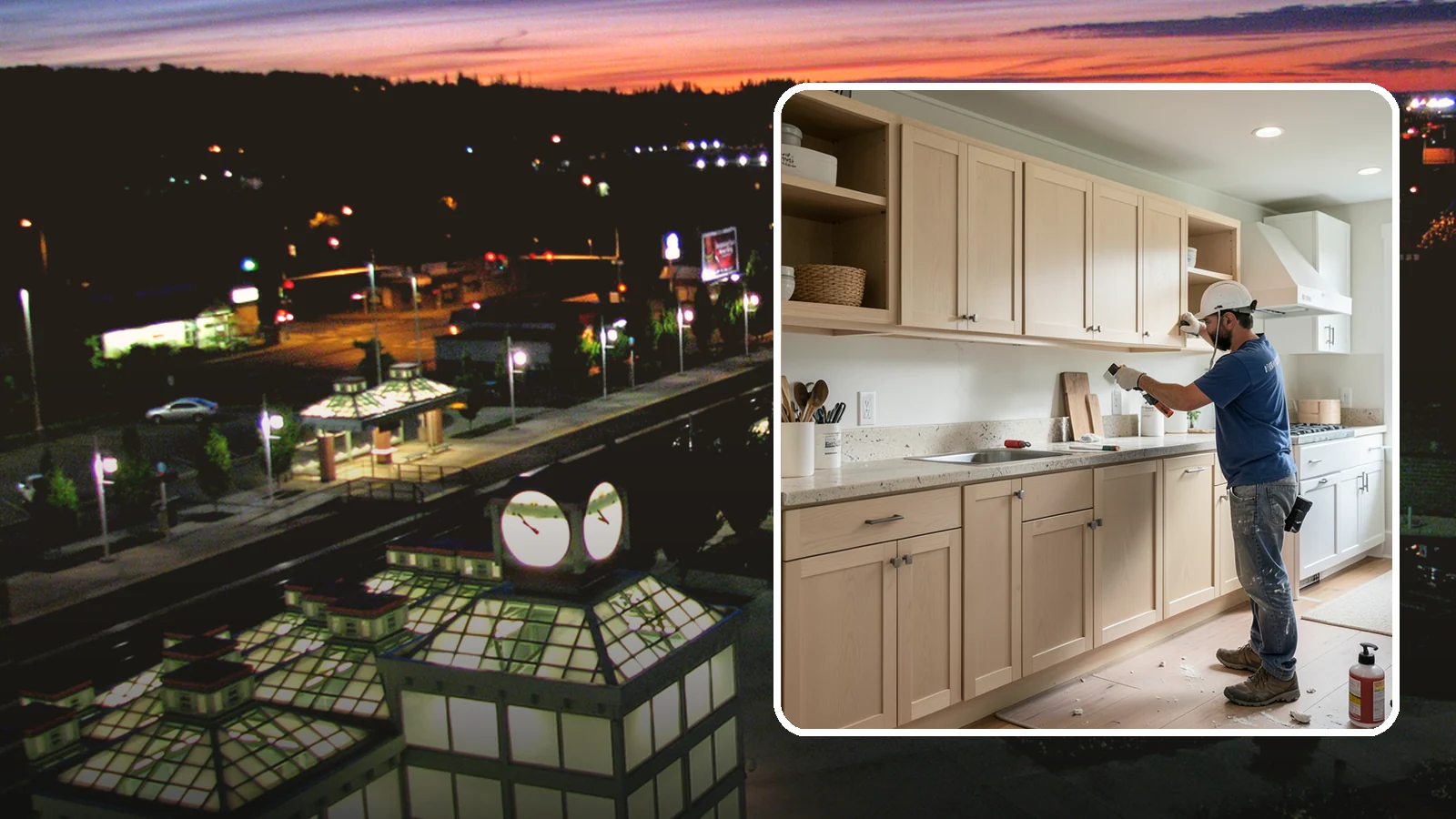 Cabinet Refinishing in Auburn, King County, WA - Sanding, sealing, and refinishing your existing solid-wood cabinets to restore or transform their appearance.