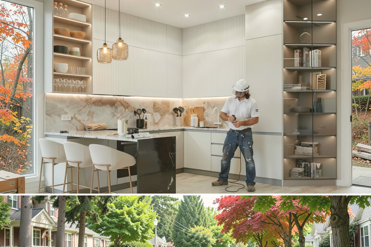 Cabinet Refinishing in Beaux Arts Village, King County, WA - Refinishing benefits from drier indoor conditions, so late spring through early fall helps finishes cure cleanly.