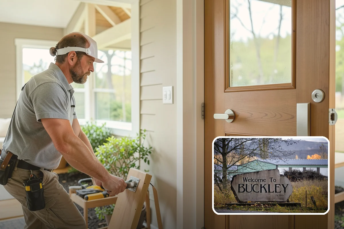 Cabinet Refinishing in Buckley, Pierce County, WA - Substantial visual change at a lower cost