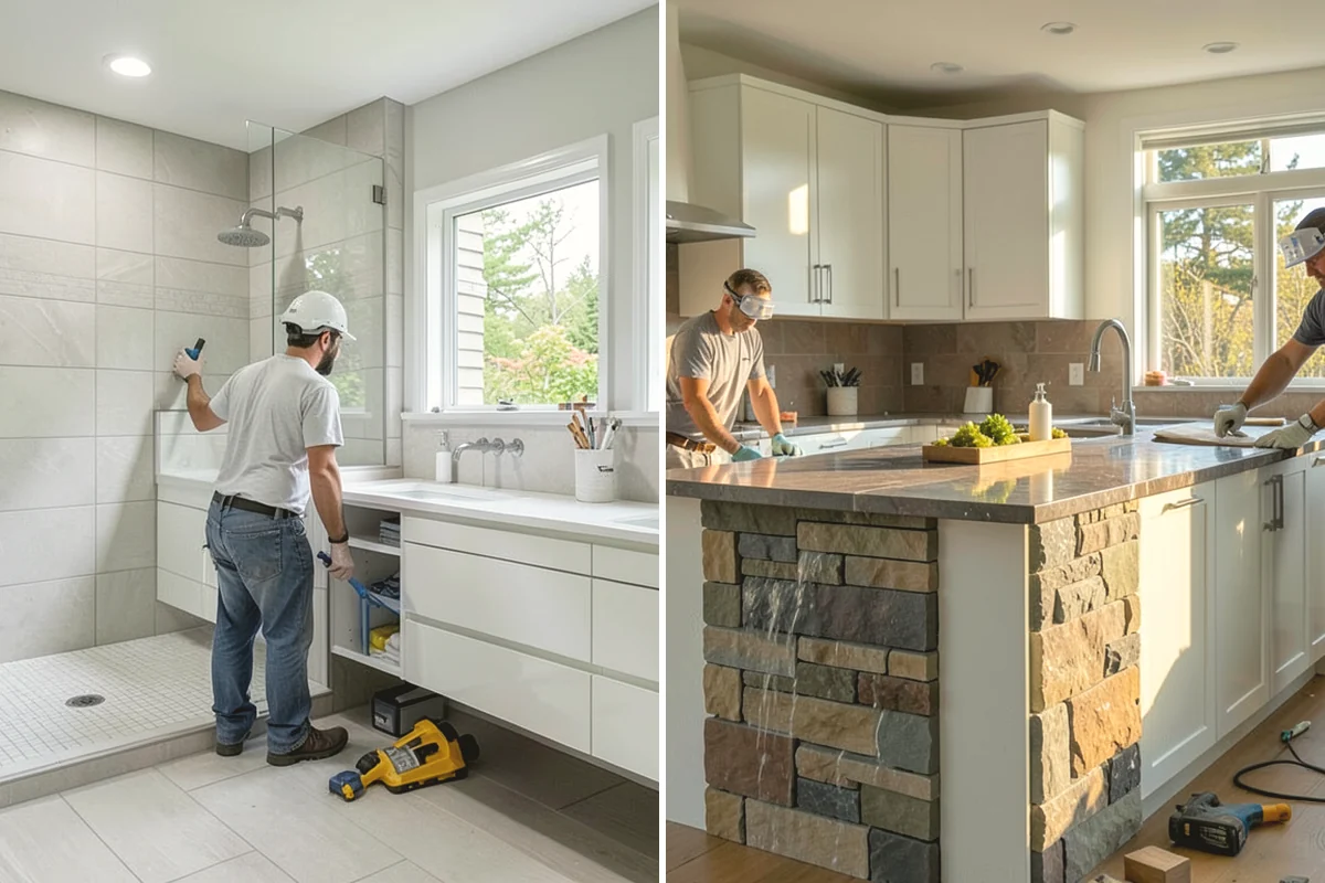 Cabinet Refinishing in Carnation, King County, WA - Remove doors, drawers, and hardware