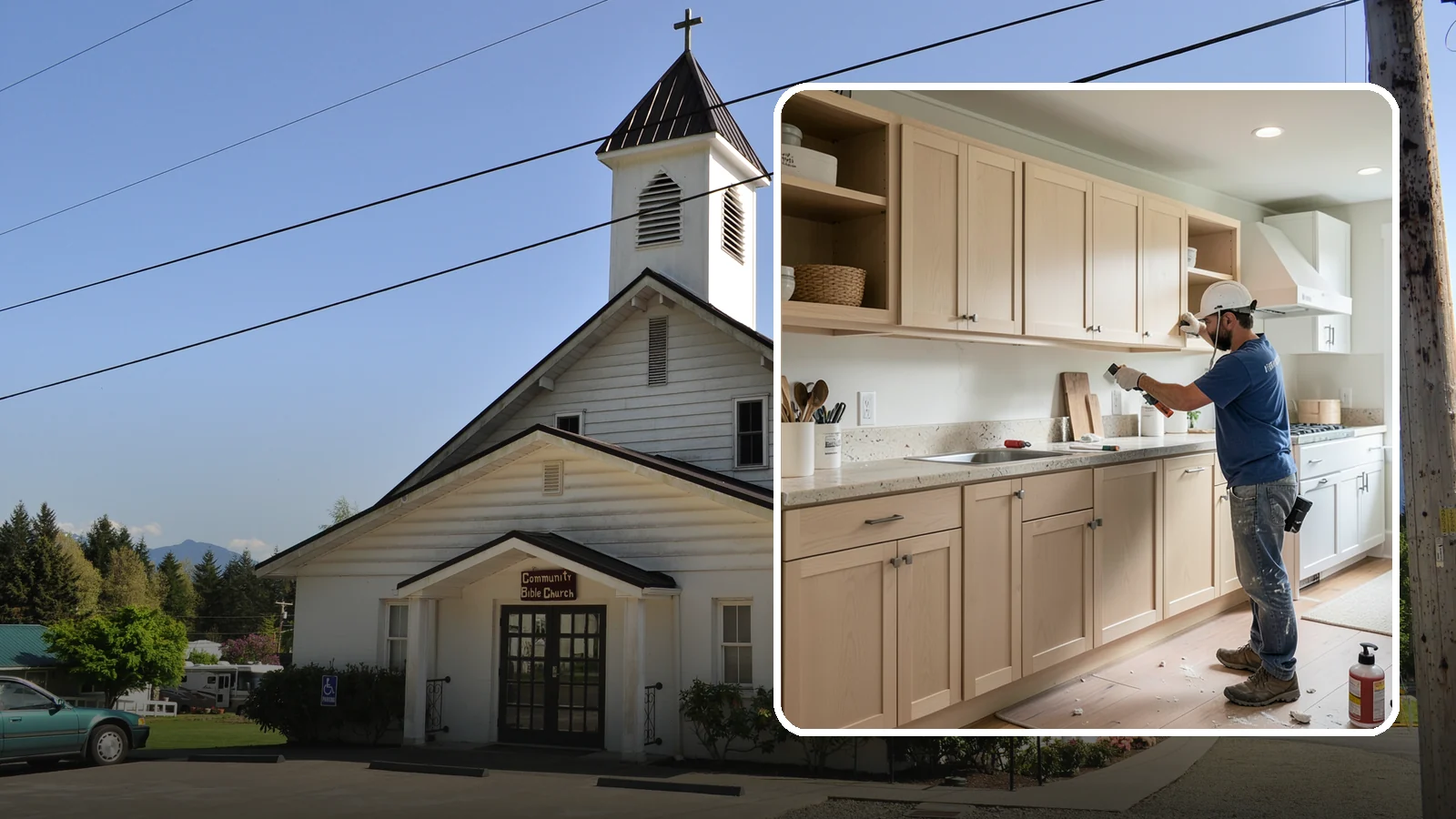 Cabinet Refinishing in Concrete, Skagit County, WA - Sanding, sealing, and refinishing your existing solid-wood cabinets to restore or transform their appearance.
