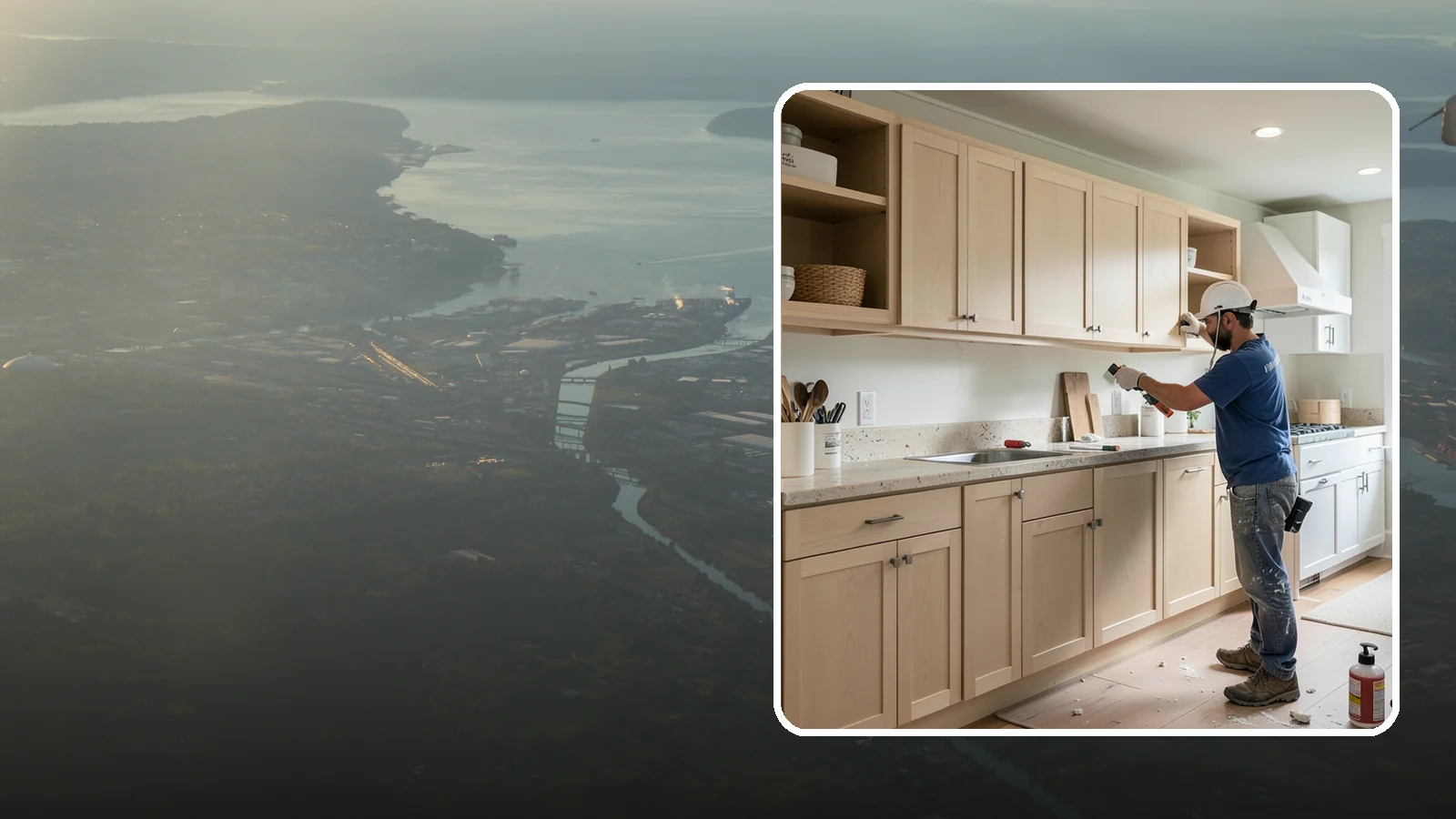Cabinet Refinishing in Fife, Pierce County, WA - Sanding, sealing, and refinishing your existing solid-wood cabinets to restore or transform their appearance.