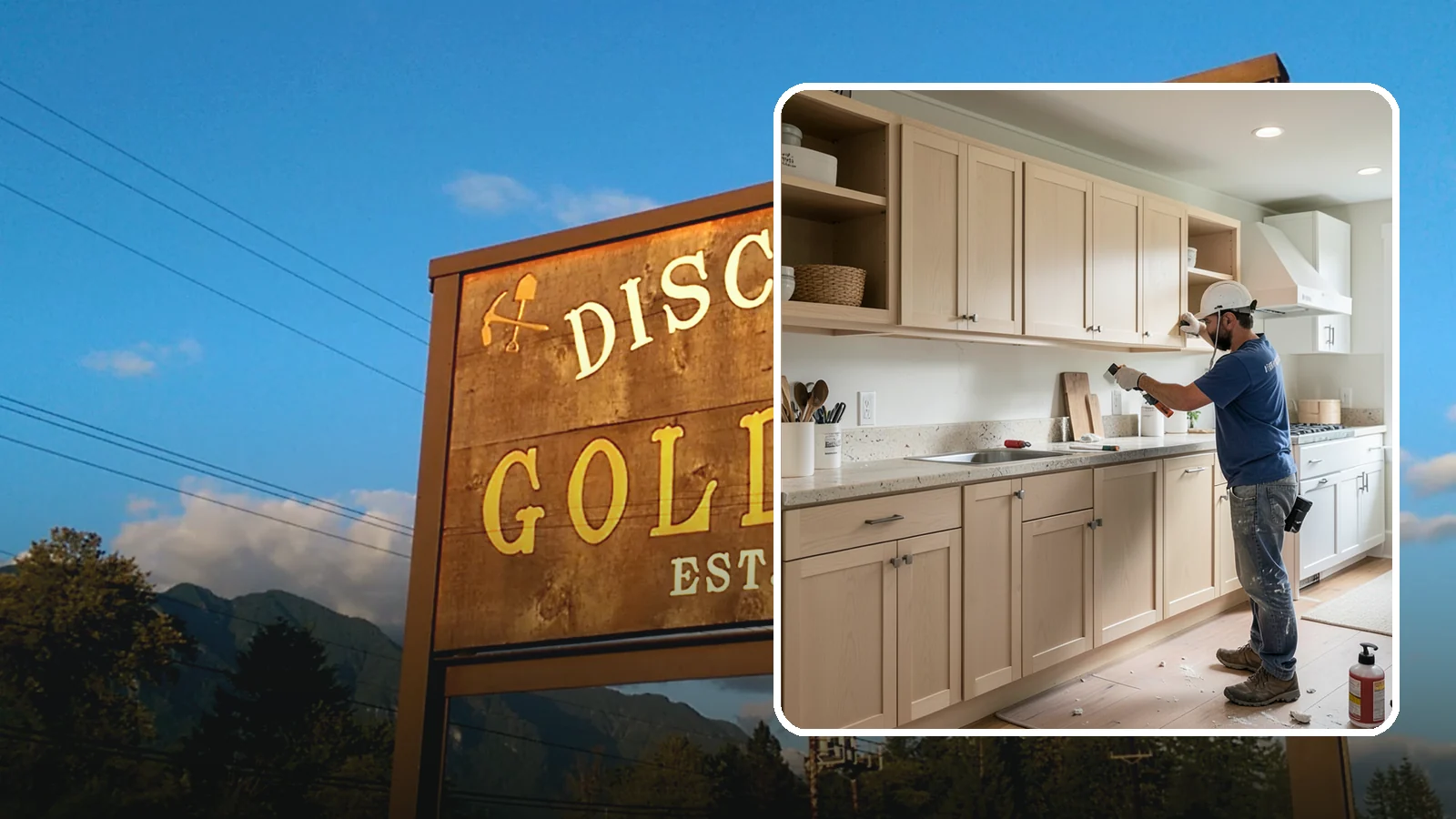 Cabinet Refinishing in Gold Bar, Snohomish County, WA - Sanding, sealing, and refinishing your existing solid-wood cabinets to restore or transform their appearance.